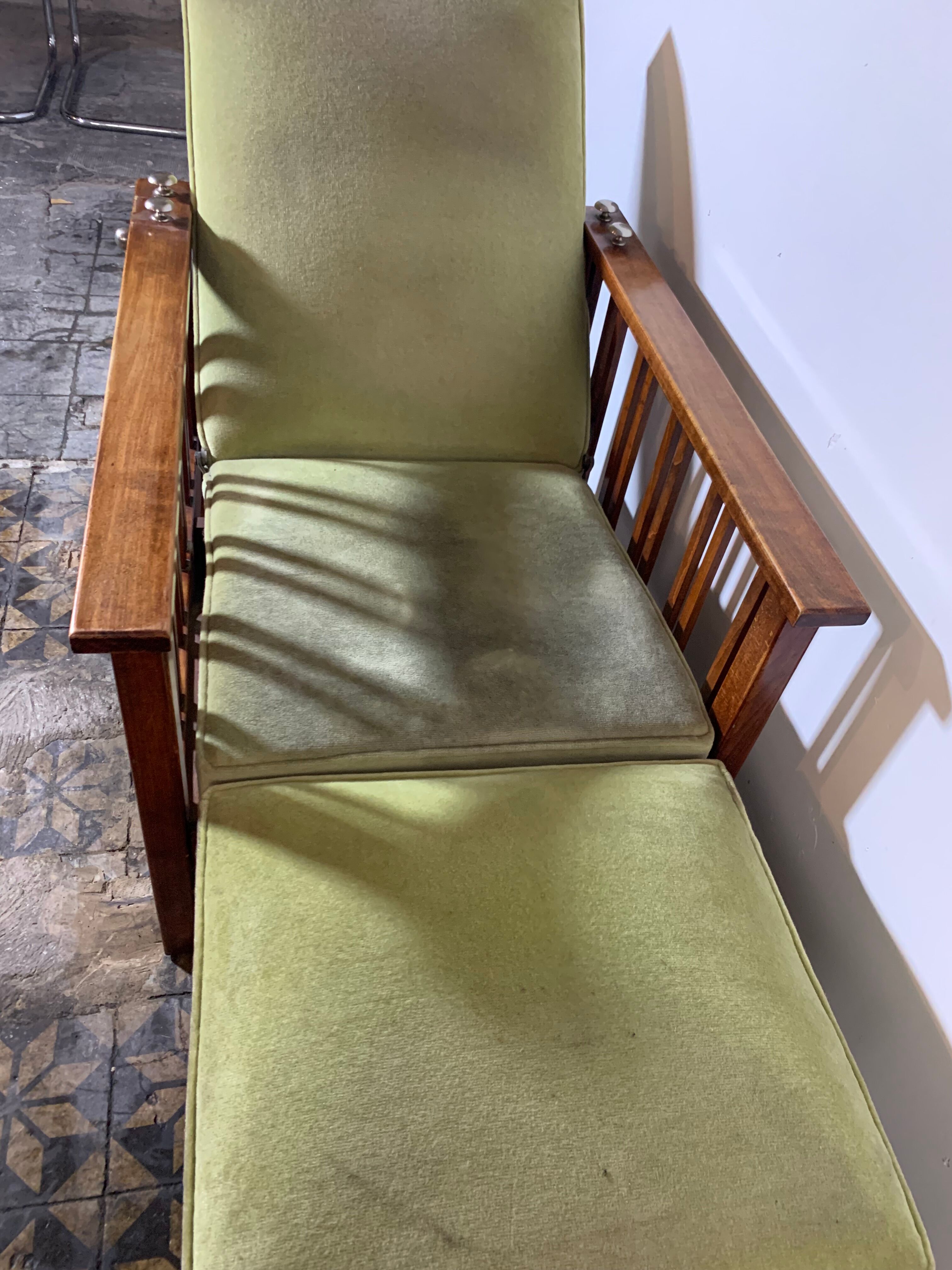 Art Deco armchair with system