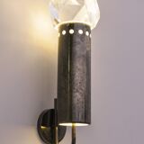 Pair of Scoolari 1970 steel wall lamps