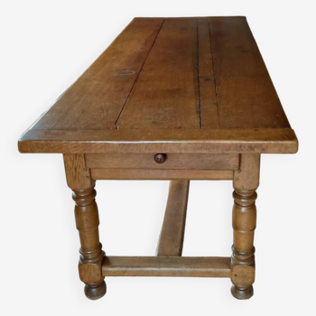 Table de ferme en chêne