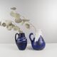 Vases set in blue white