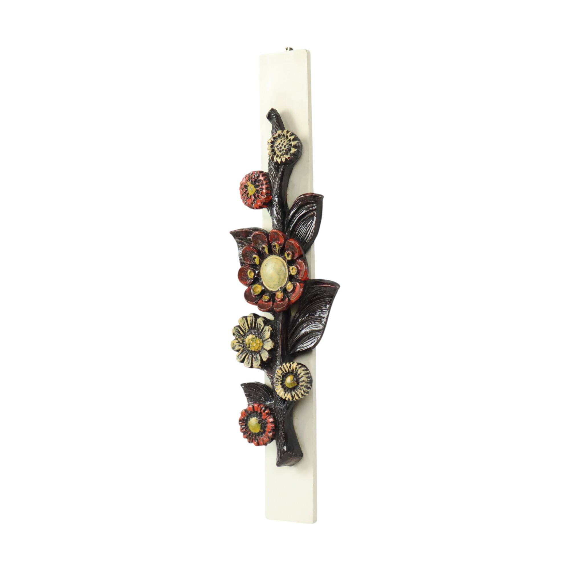 Ars Munda Flowers Wall Decoration Brutalism 1960s