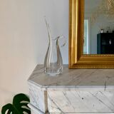 Blown glass vase stamped Art Vannes France