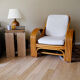 Paire de fauteuils rotin