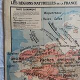 Hatier Kaeppelin school map poster n°10 Brittany Vendée