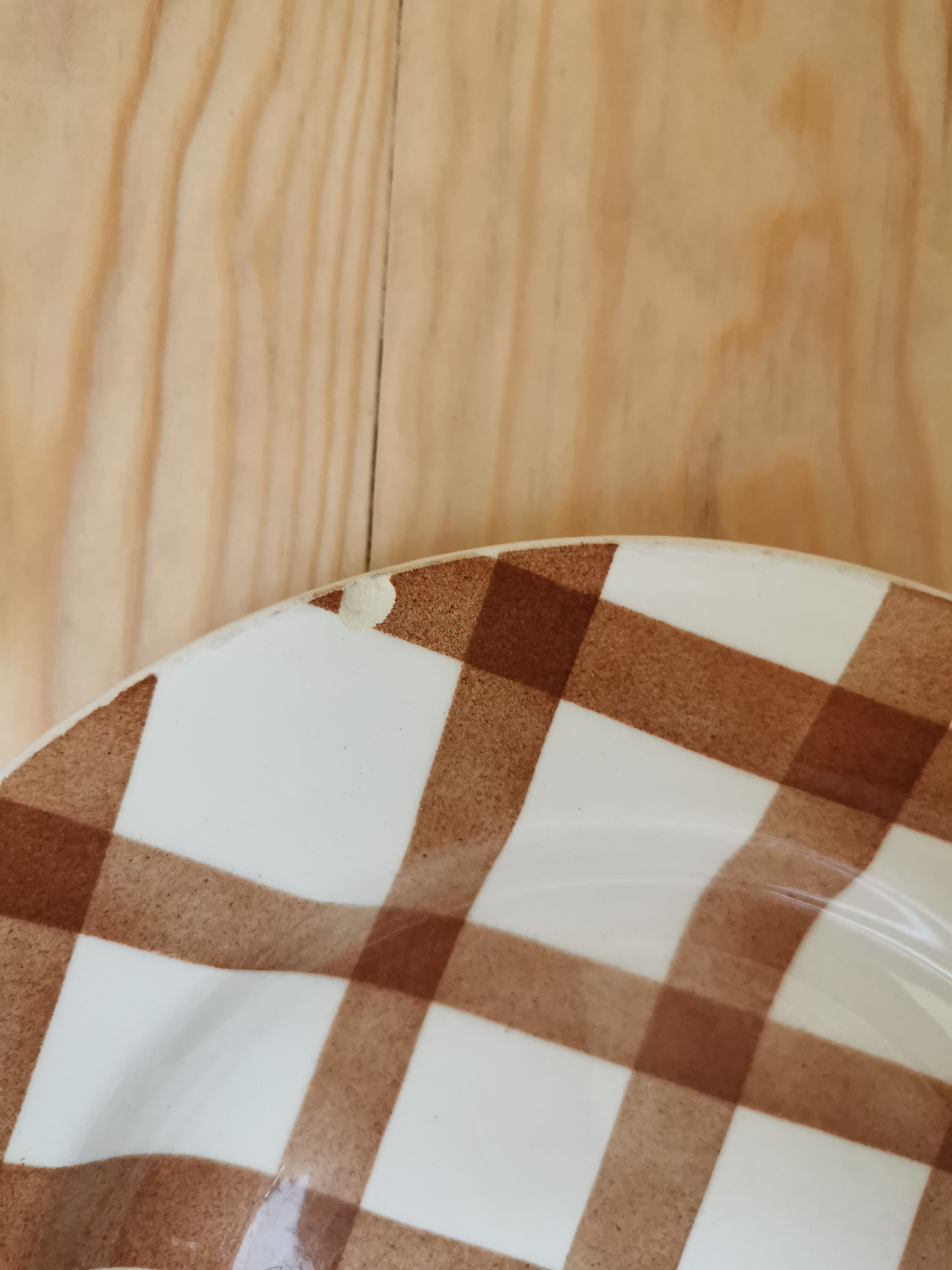 Mismatched vintage hollow plates