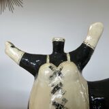 Sculpture "DEESSE" in the style of Niki de Saint Phalle, papier-mâché 1990