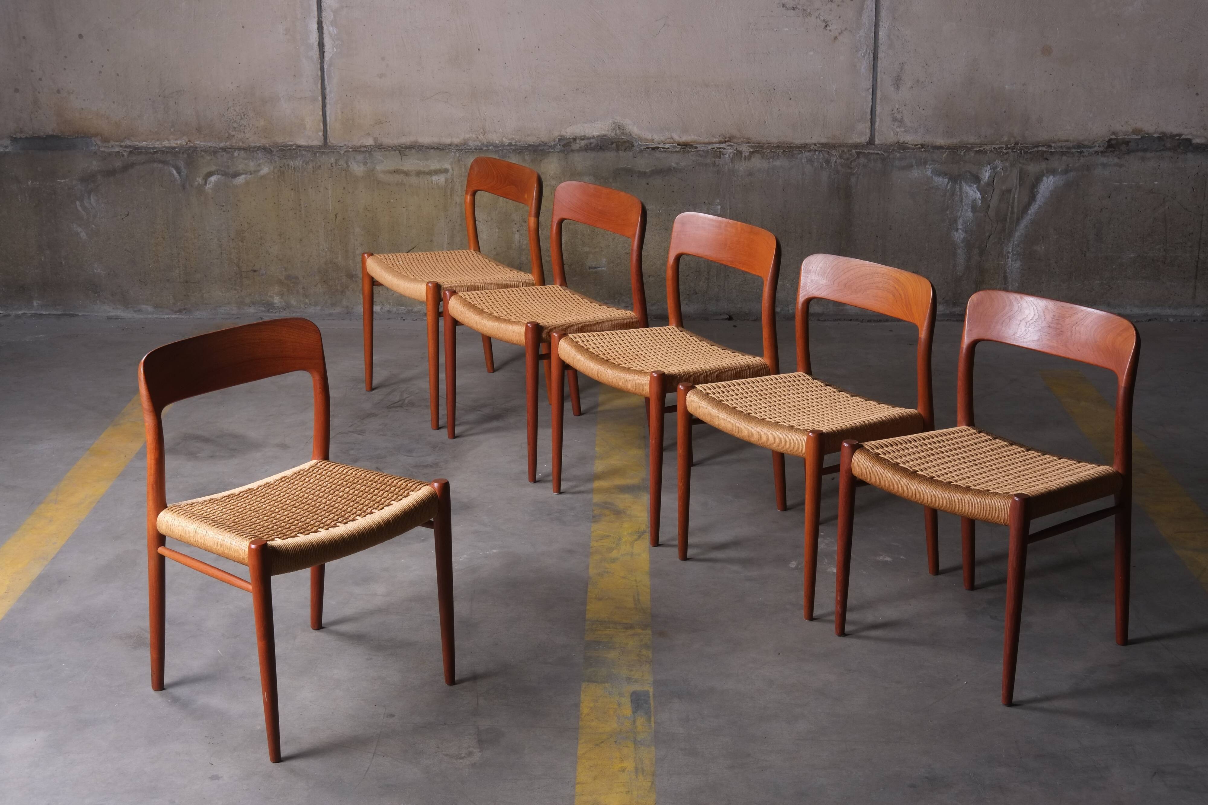 Niels O. Møller model 75 dining chair