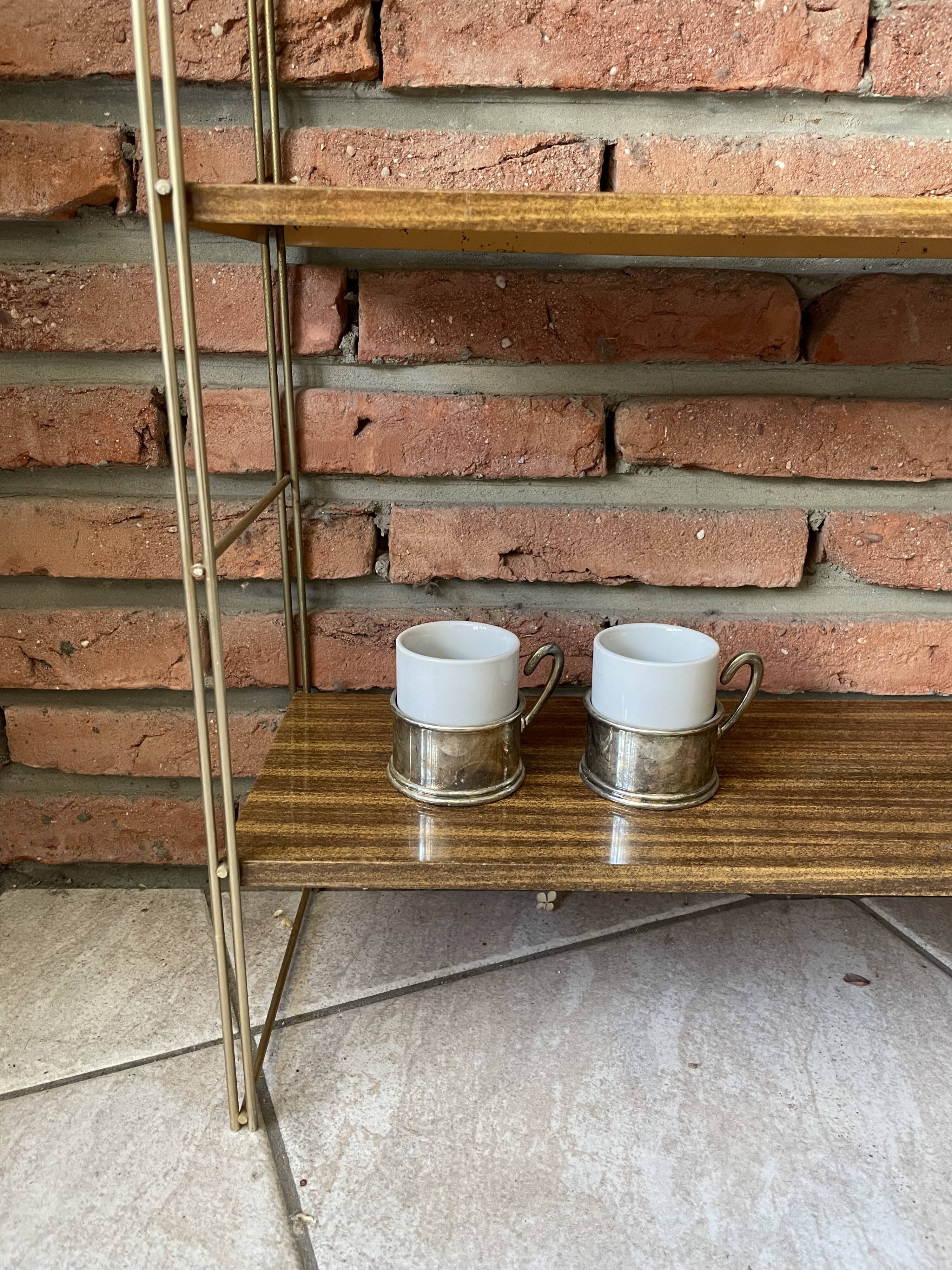 Iron and sheet metal shelf