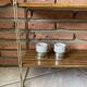 Iron and sheet metal shelf