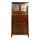 Louis XVI period Parisian guillotine secretary in Cuban mahogany