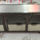 Metal tv stand three doors showcase