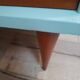 Commode  vintage bois et bleu
