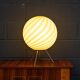 21stc italian hand blown glass table lamp, murano