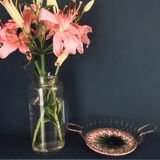 Dish in barbotine late 19th century