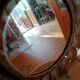 Vintage metal sun mirror