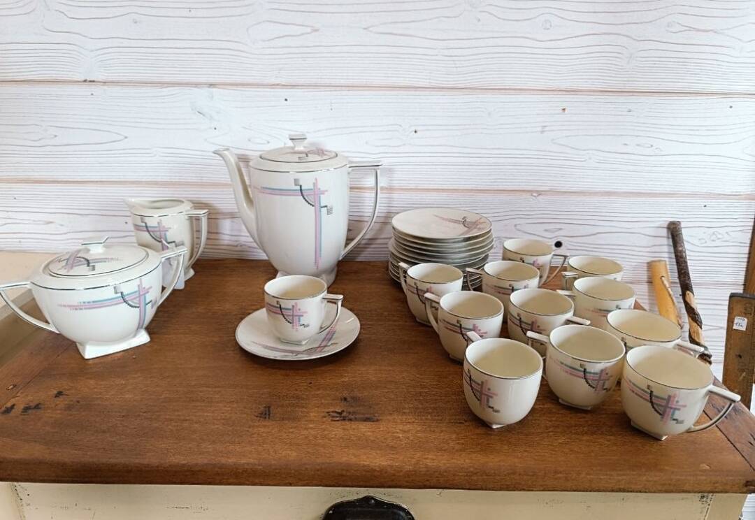 Art Deco coffee service