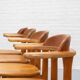 Set of 4 Alder Wood Opus Dining Chairs by Team 7 Austria