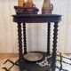 Sculpted wooden table