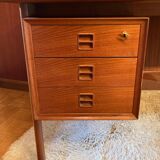 Double-sided teak desk by Arne Vodder, 1960