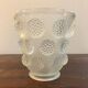 Vintage Verlys glass vase with cabochons