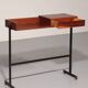 Rare console / table d'écriture italienne moderne du milieu du siècle par Ico Parisi.