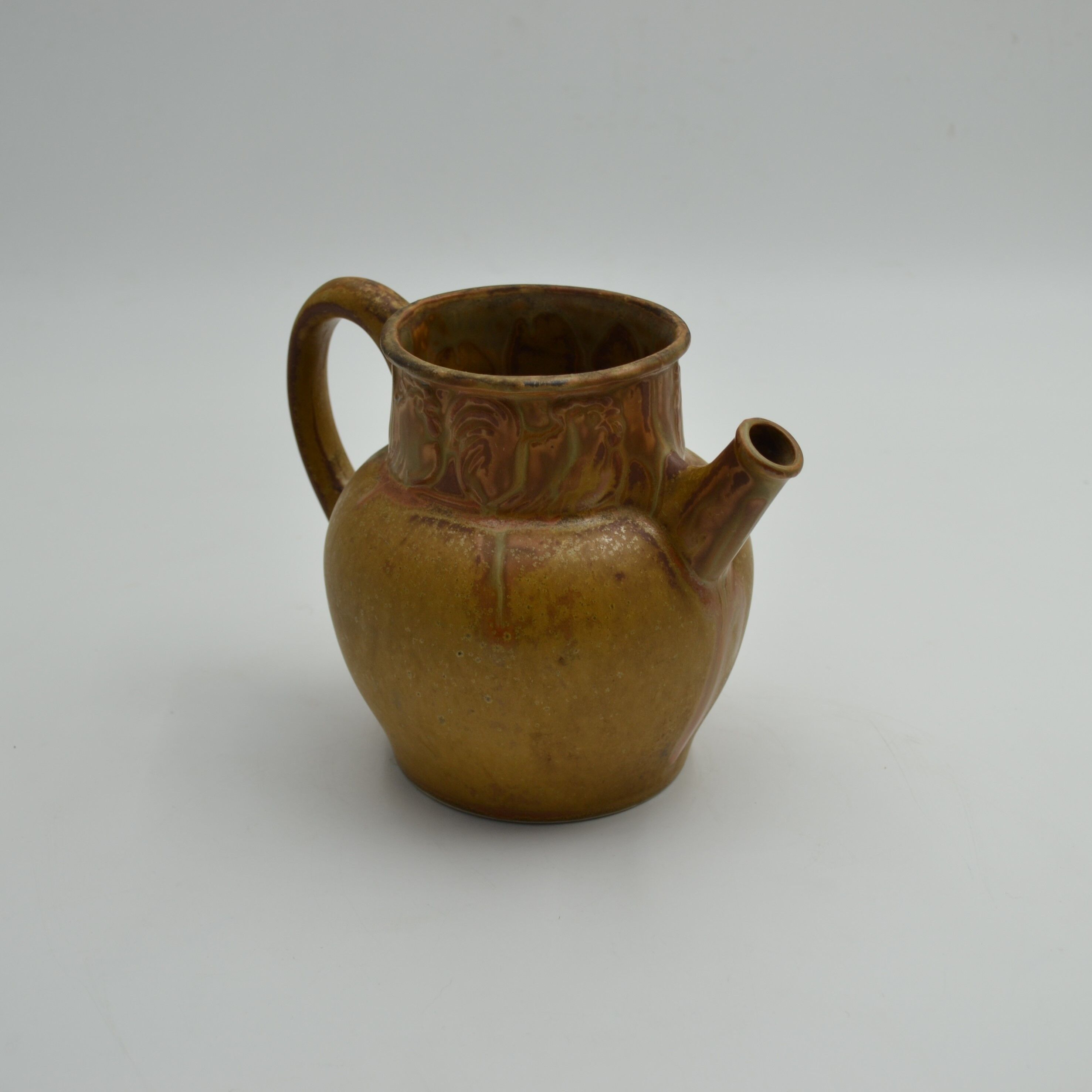 Denbac sandstone rooster pitcher