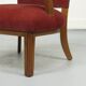 Set of Two Vintage Armchairs with Oak Frames
