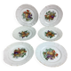 6 dessert plates Limoges porcelain