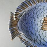 Coupelle en barbotine, forme poisson