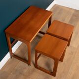 Retro Teak 1960s Mcintosh Nest Of 3 Tables Coffee Tables