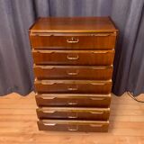 Tall chest of drawers, Denmark, 1950s.