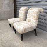 Pair of 1950s cocktail armchairs