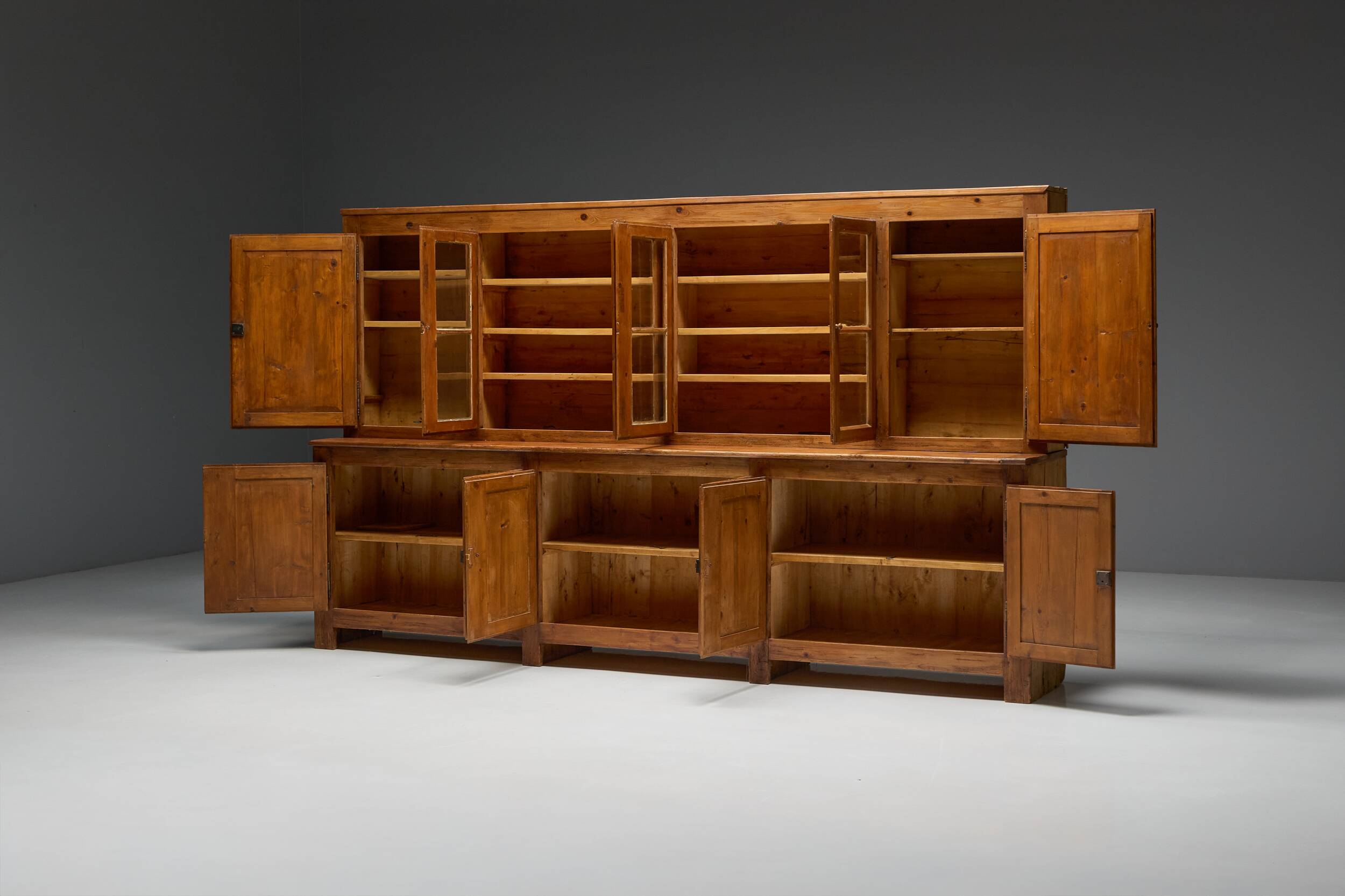 Rustic Art Populaire hutch, France, late 19th century