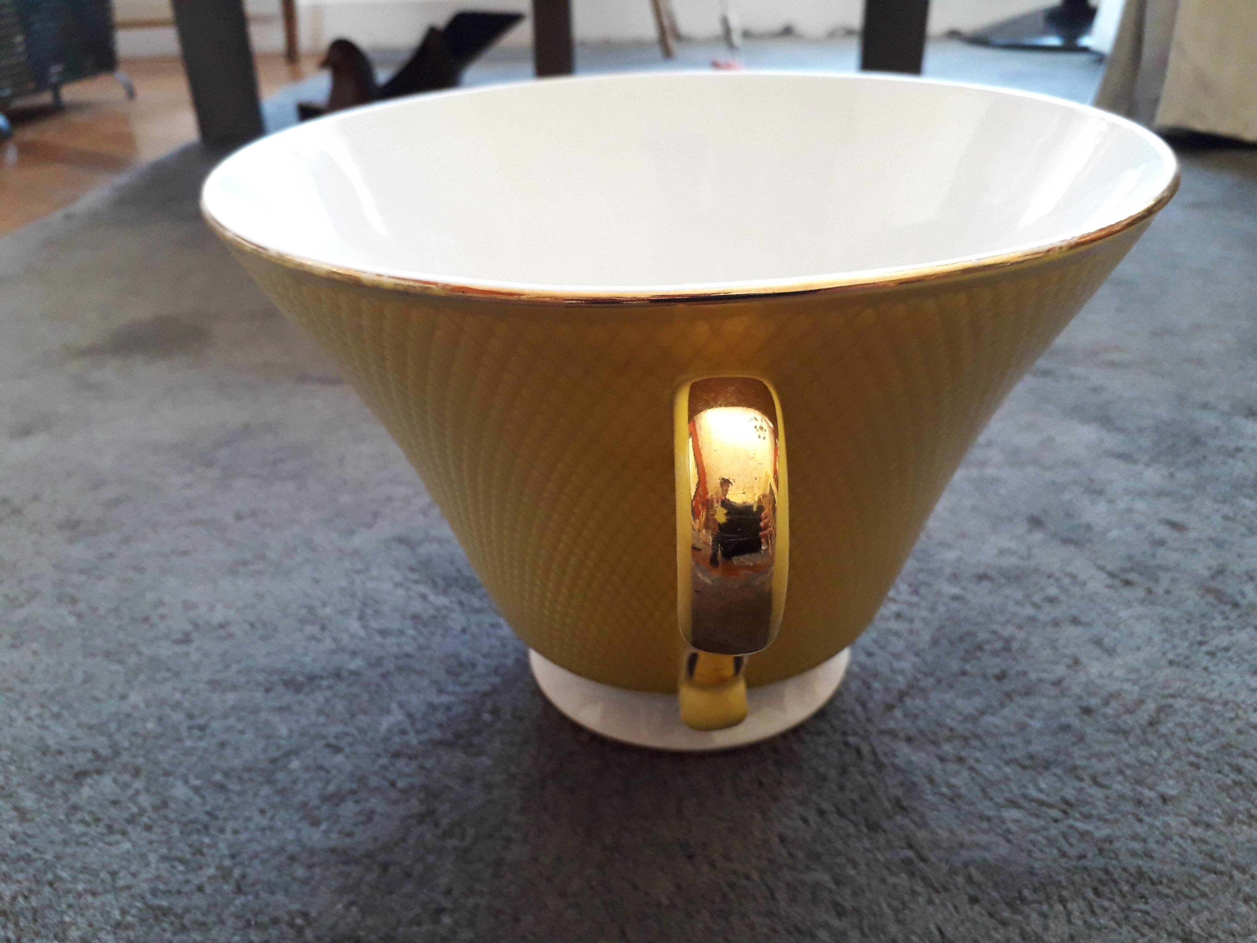 Vintage ceramic cup from Salins