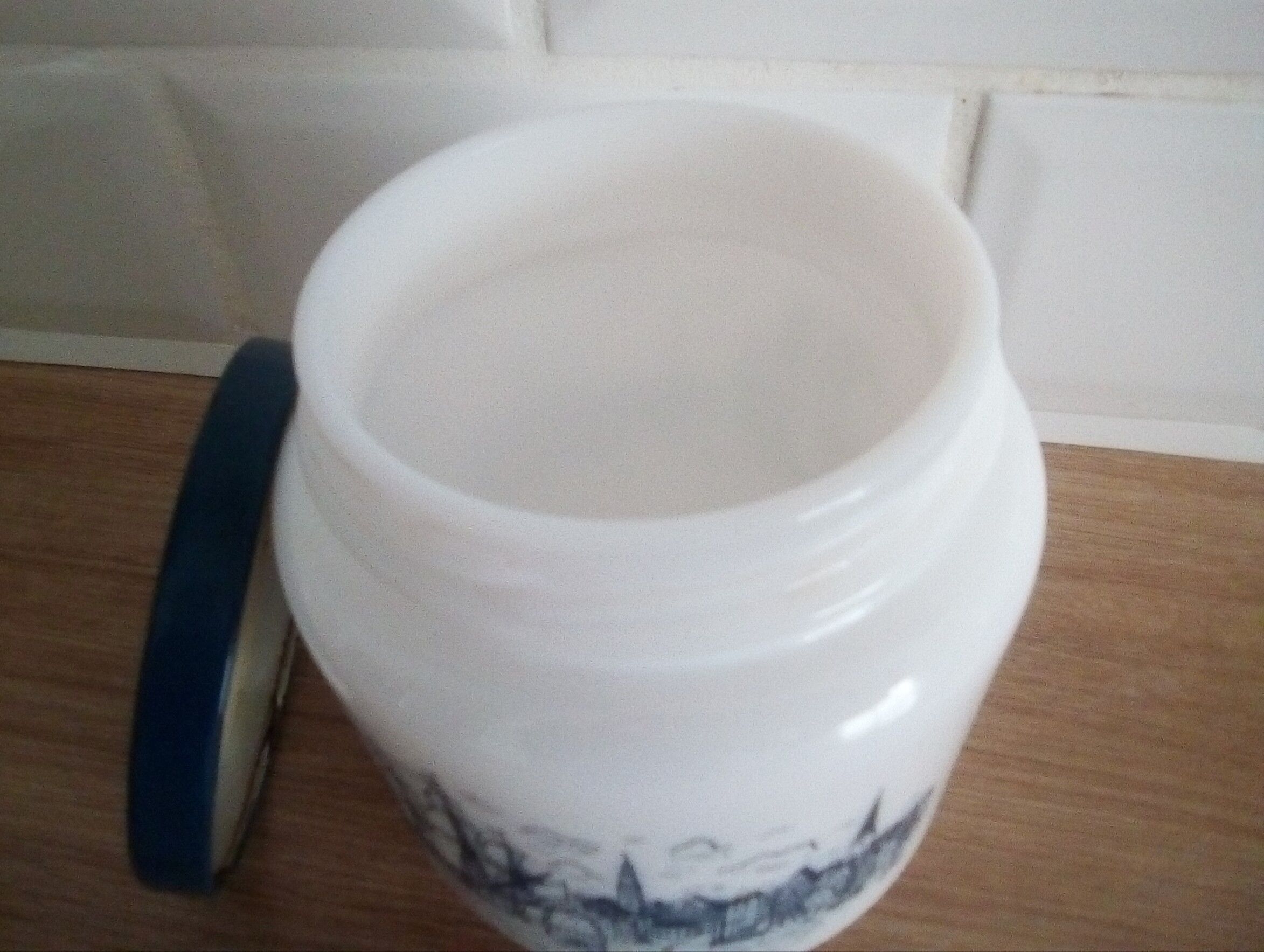 Ancient jar in opaline