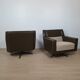 Paire de fauteuils 70s