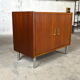 Meuble bas Jeff design vintage en acajou 1960