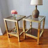 Pair of vintage 1970s side tables
