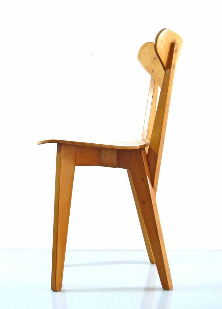 Hein Stolle chairs vintage plywood 1940s