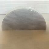 White grey marble mail rack