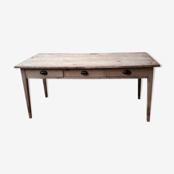 Table de ferme rustique 168 cm