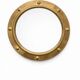 Brass Porthole Mirror — PEERAGE, England 1950