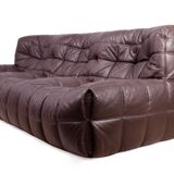 Canapé Ligne roset Kashima en cuir Michel Ducaroy