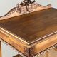 Louis XVI style music cabinet in carved wood with caning, 19th century.