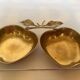 Double brass apple tray