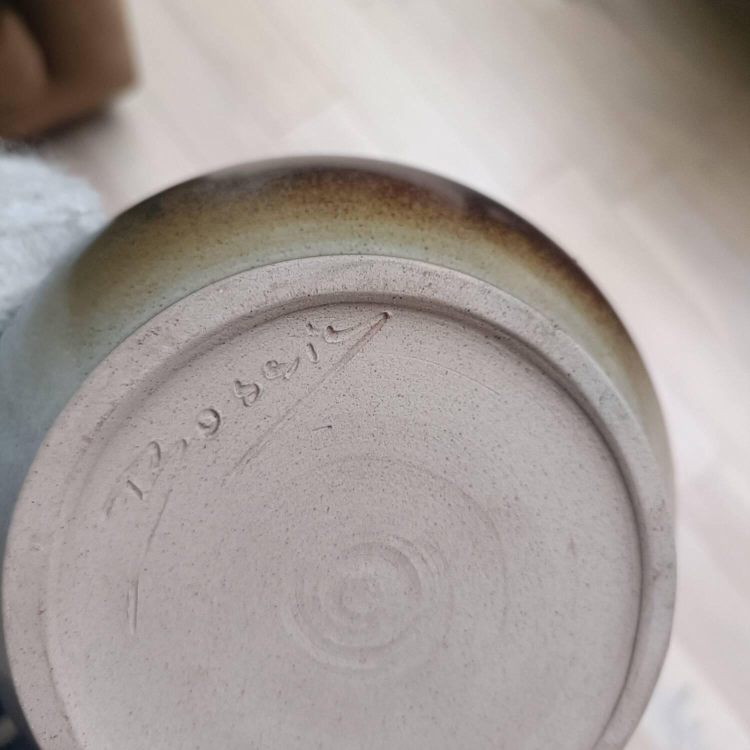 Ceramic lamp, flower