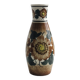 Vase fleurs, céramique vernissée Polonaise.