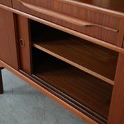 Teak highboard, Danish design, 1960s, production: Denmark