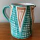 Robert Picault enamelled earthenware pitcher in Vallauris
