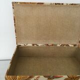 Set de 3 boites anciennes en tissu